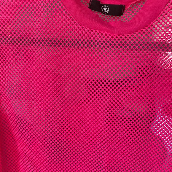 Fishnet Oversized Tee - Picture 2 of 4